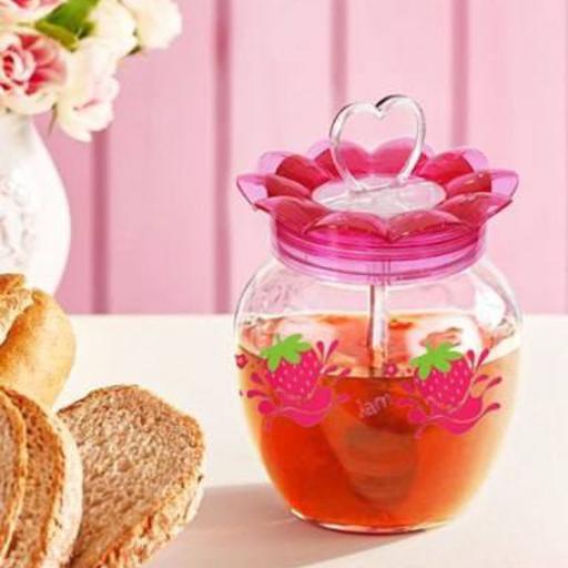 مربا خوری لوتوس قاشق دار طرح گل